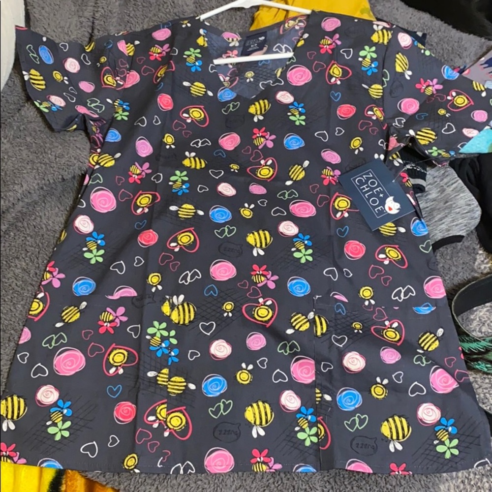 Zoe + Chloe Scrub Top